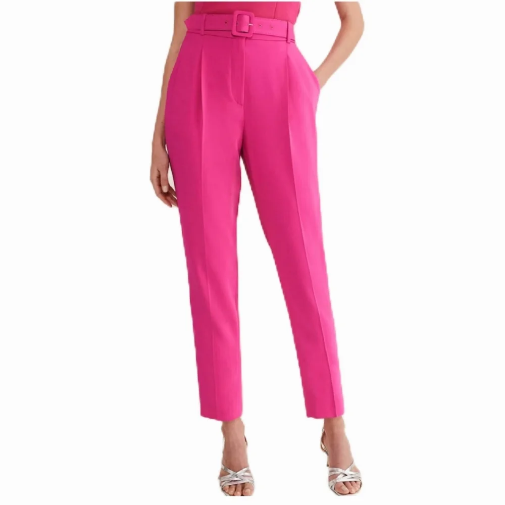 NYCC Pink Women's Straight Leg Pants - Picture 1 of 5